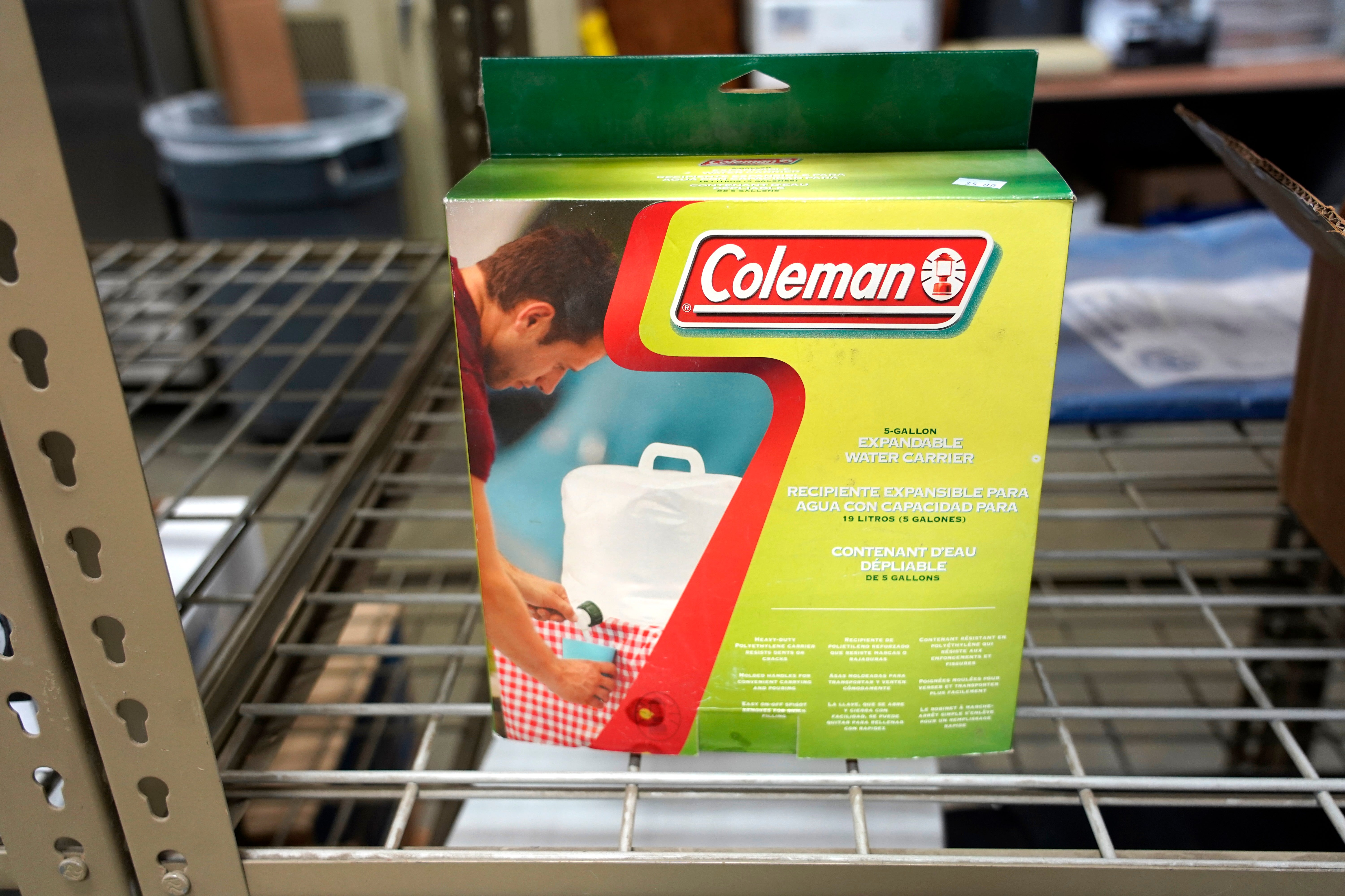 A portable, fillable 5-gallon water dispenser for batch-mixing with ease.