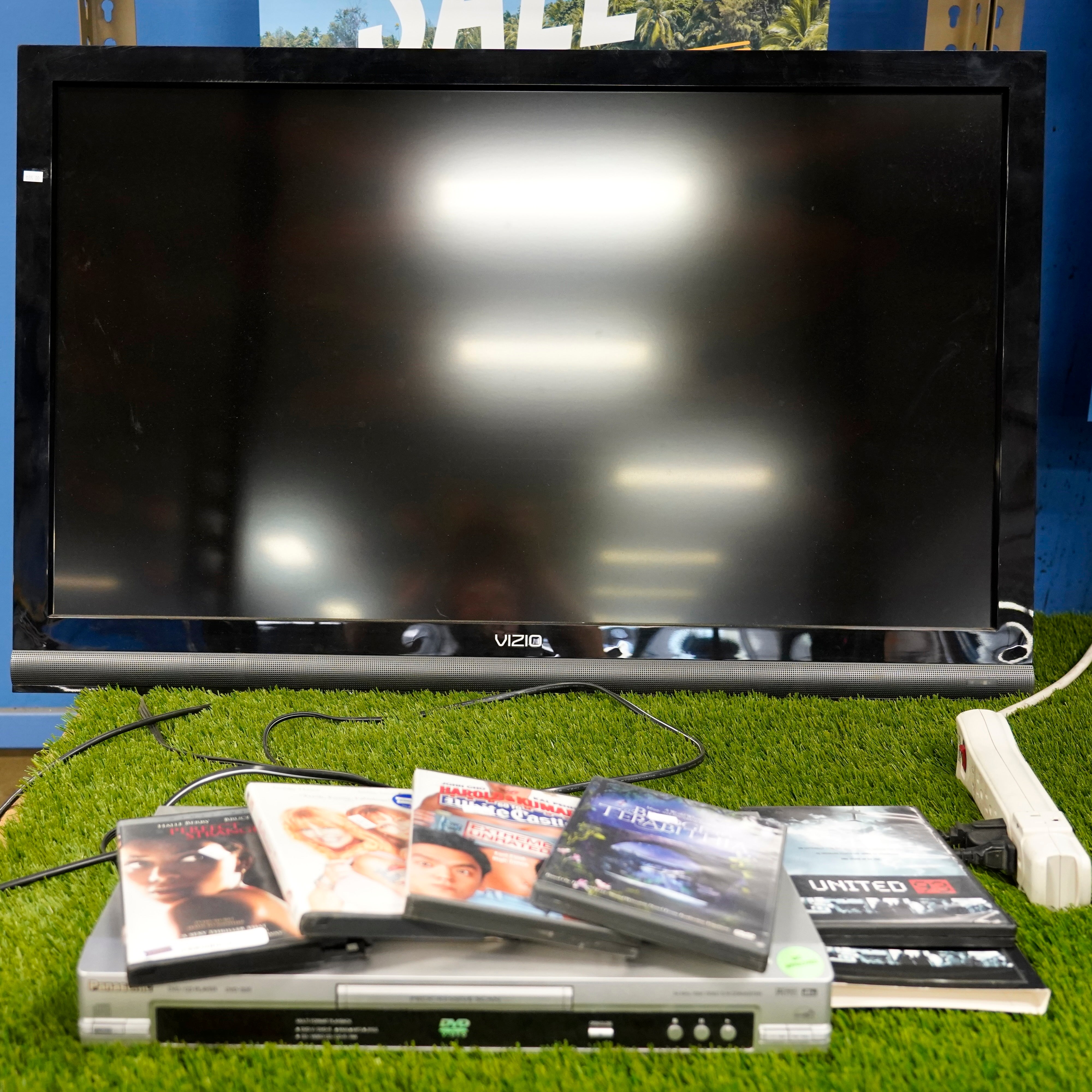 A TV, DVD player and DVDs for when those summer nights get too hot.