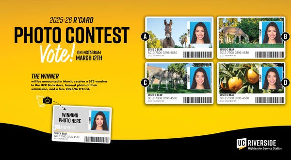 UCR photo contest finalists